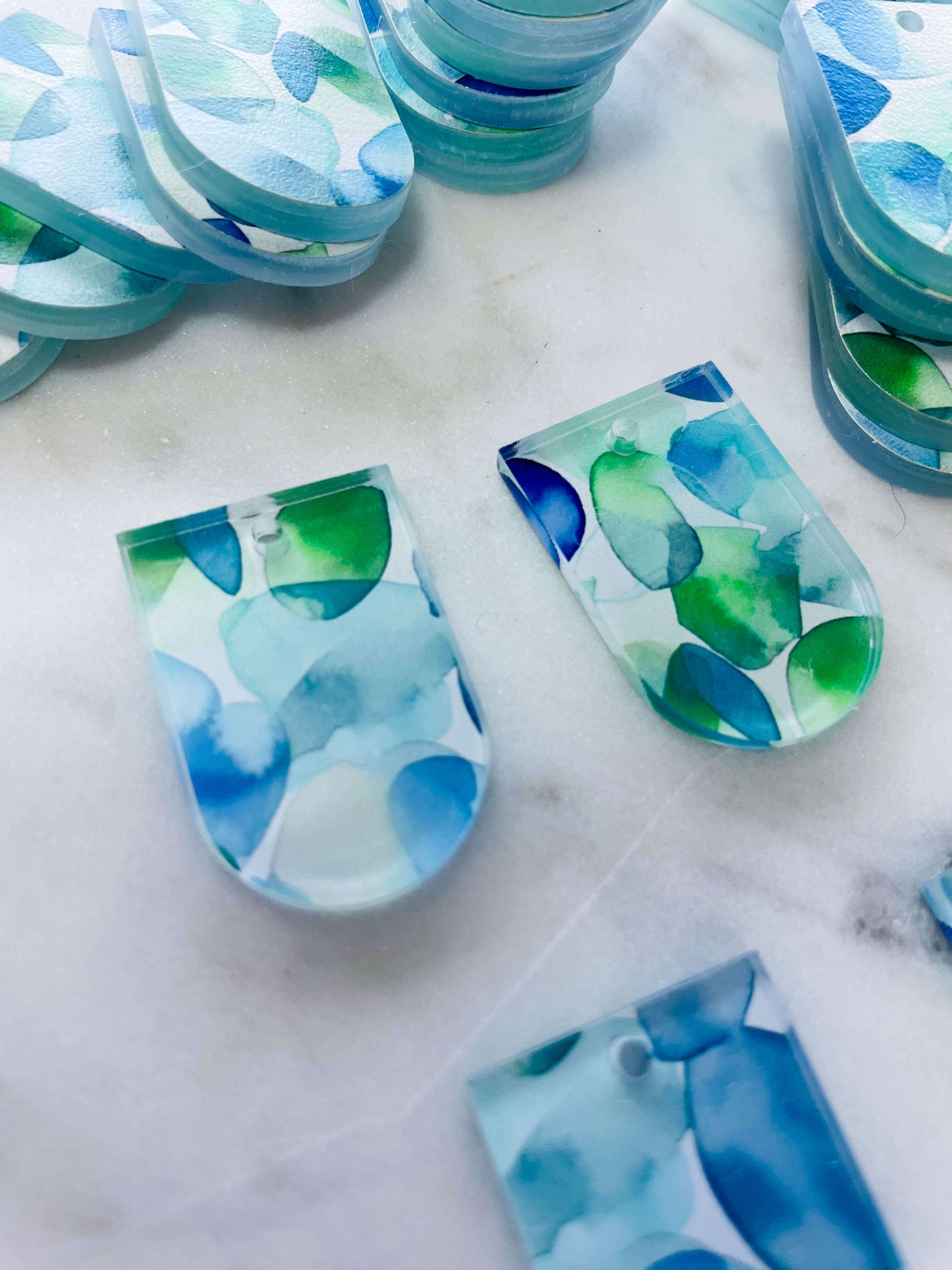 Small Arch - Clear Acrylic - Watercolour - 61
