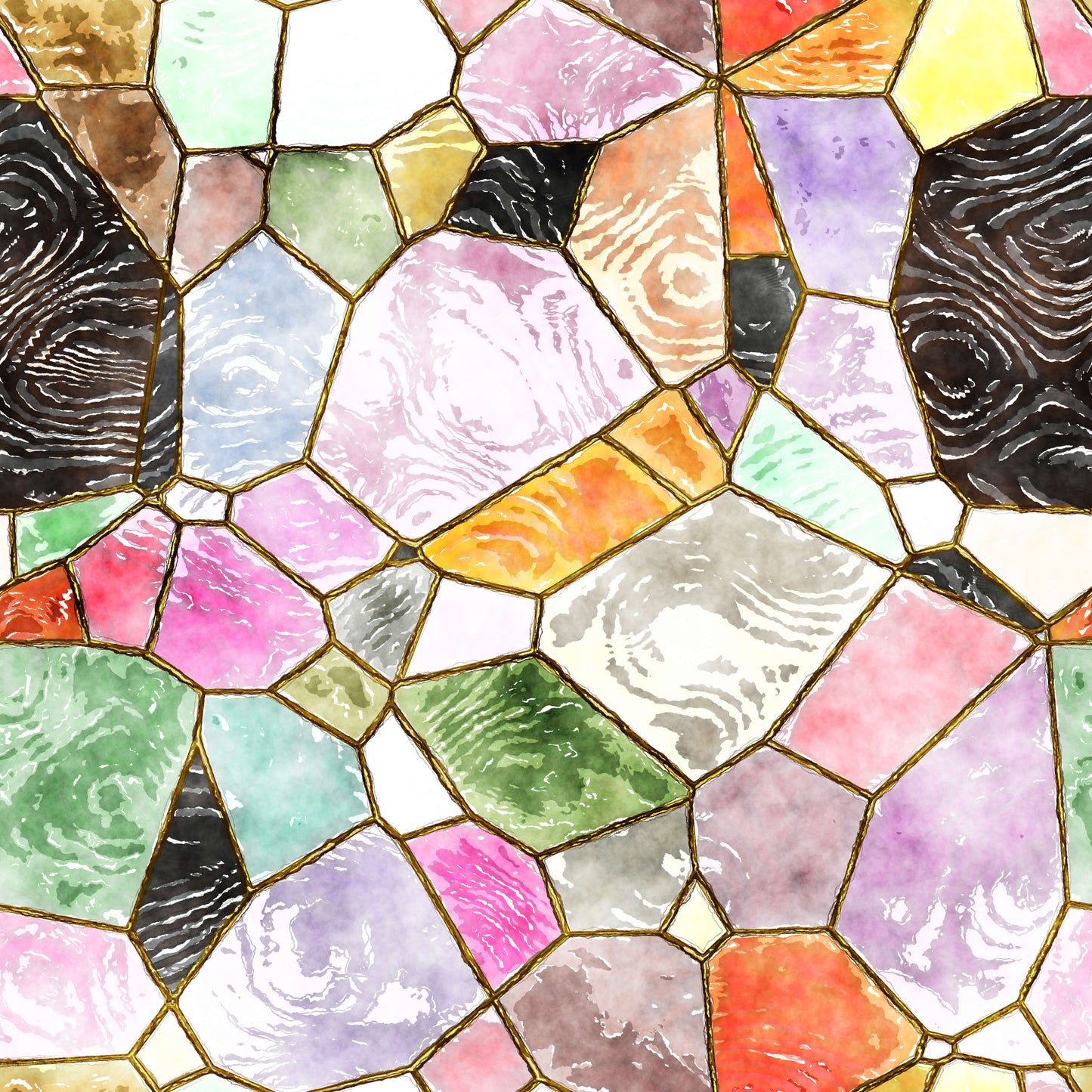 Pattern for printing on leather, acrylic, wood or cork for earring blanks or earring supplies in pattern style - Pattern - Stained Glass - 17