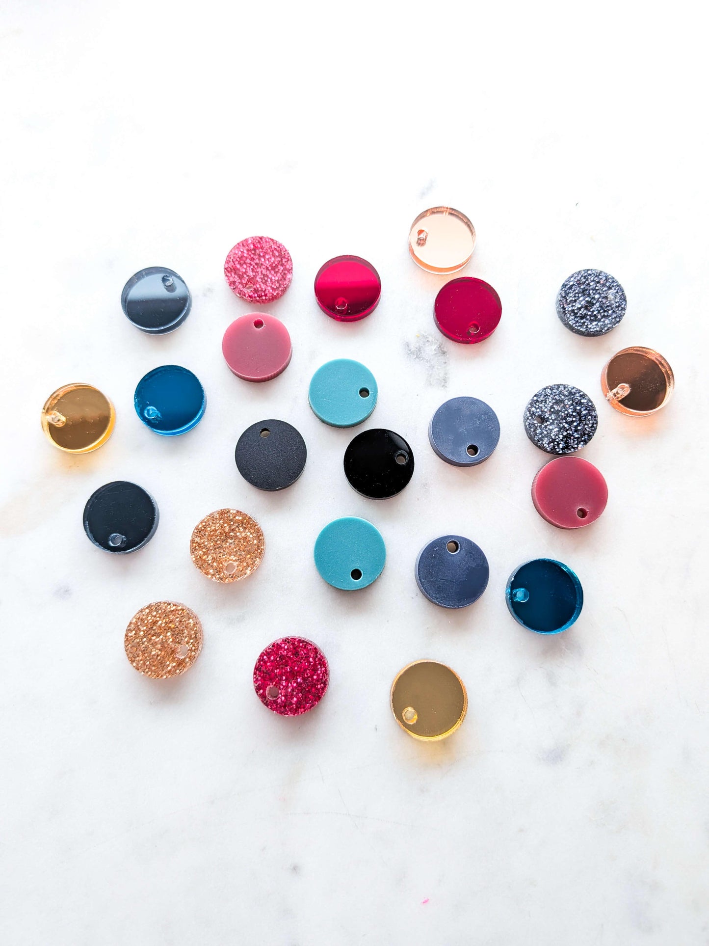 15mm Circle Moody Mixed Pack Toppers - 12 pairs (24pcs) (Copy)