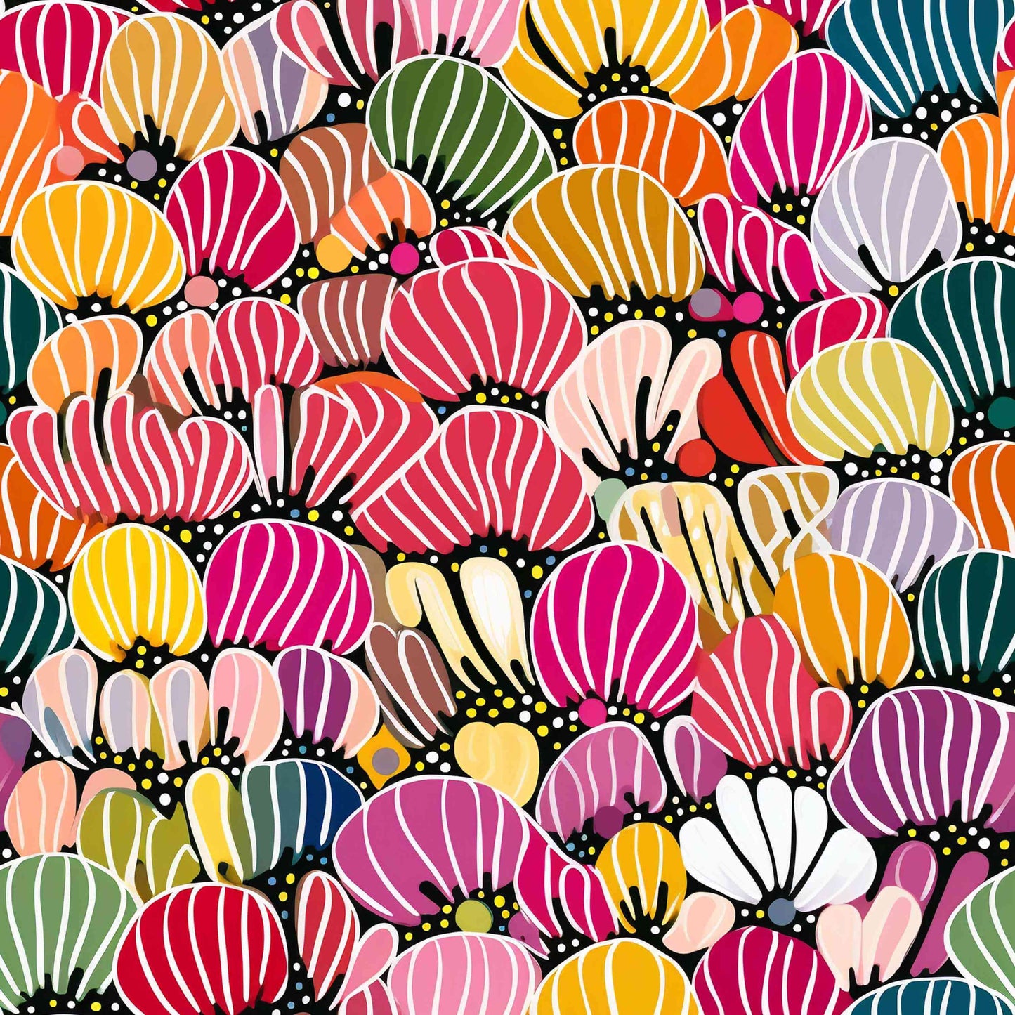 Pattern for printing on leather, acrylic, wood or cork for earring blanks or earring supplies in pattern style - Pattern - Summer - 29