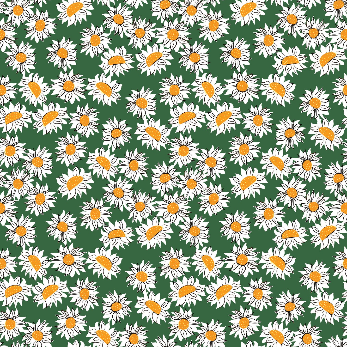 Pattern for printing on leather, acrylic, wood or cork for earring blanks or earring supplies in pattern style - Pattern - Sunflower - 06