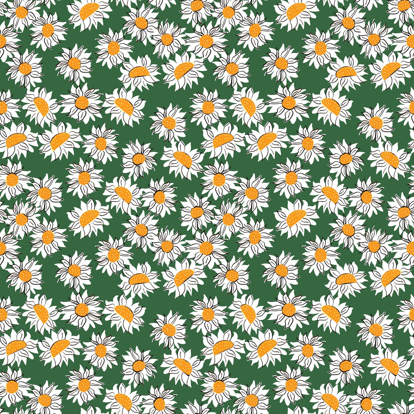 Pattern for printing on leather, acrylic, wood or cork for earring blanks or earring supplies in pattern style - Pattern - Sunflower - 06