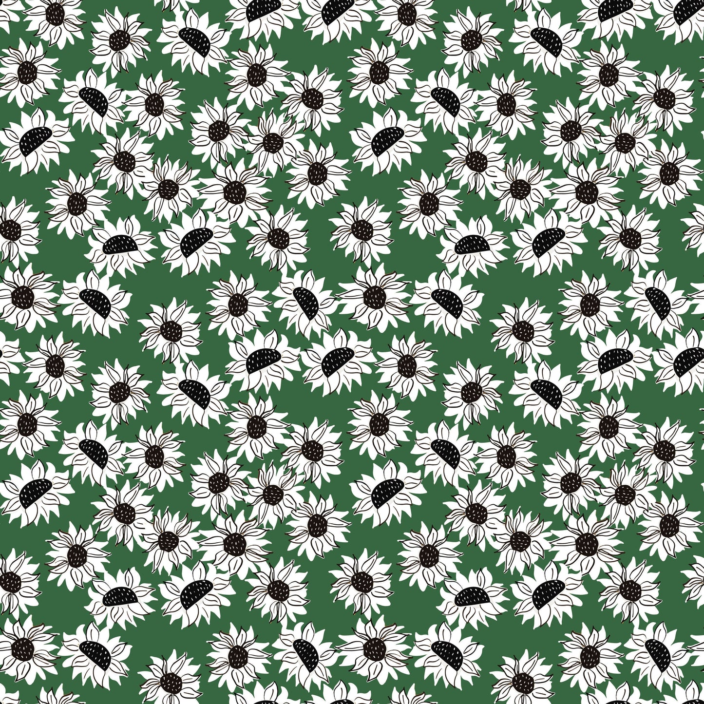 Pattern for printing on leather, acrylic, wood or cork for earring blanks or earring supplies in pattern style - Pattern - Sunflower - 09