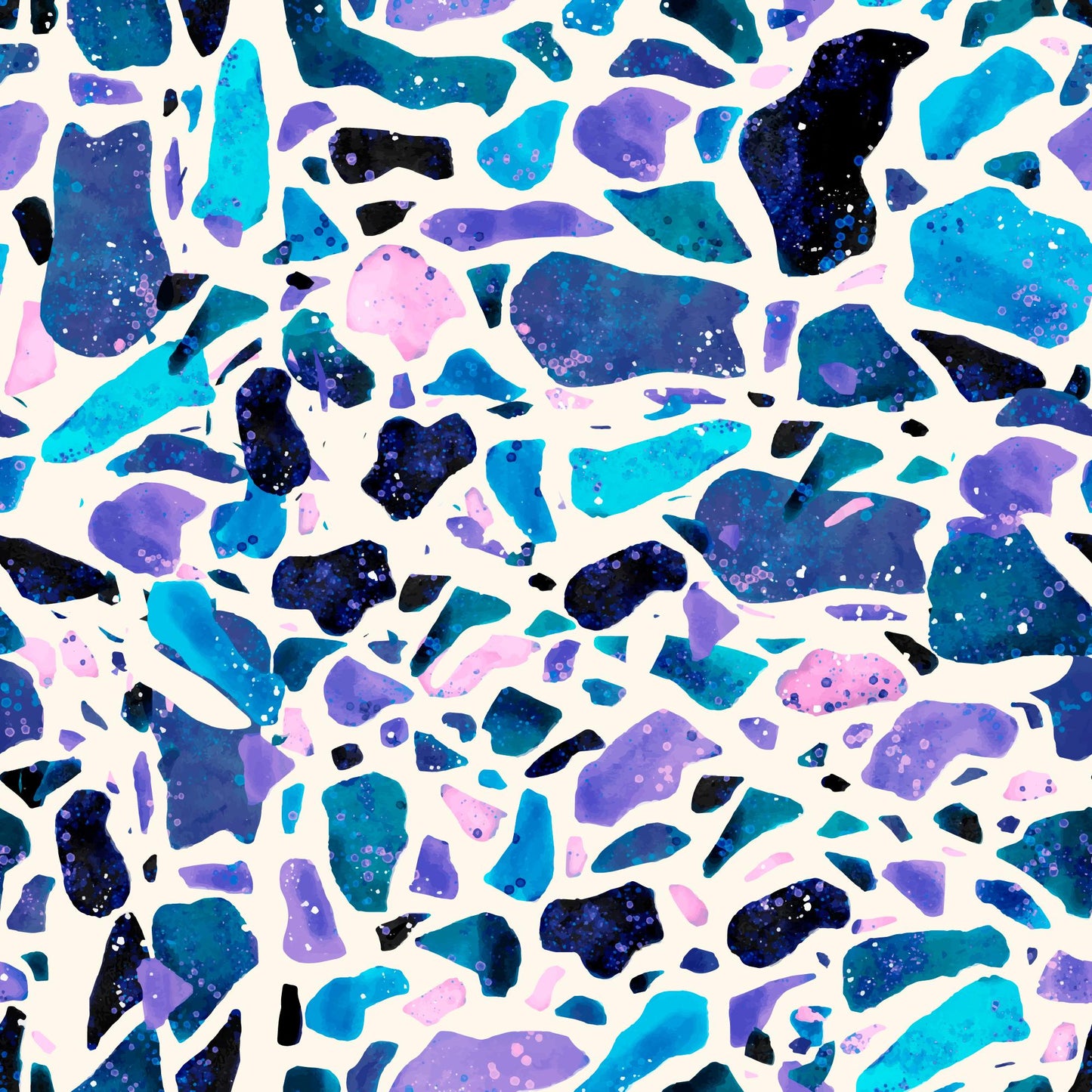 Pattern for printing on leather, acrylic, wood or cork for earring blanks or earring supplies in pattern style - Pattern - Terrazzo - 07