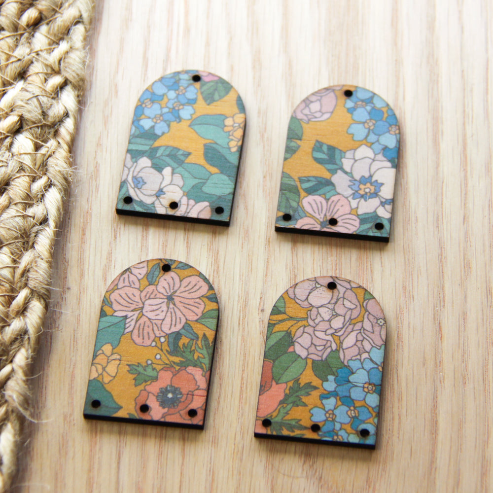 Arch Shape - 4 Holes - Natural Look Print in Australiana - 88