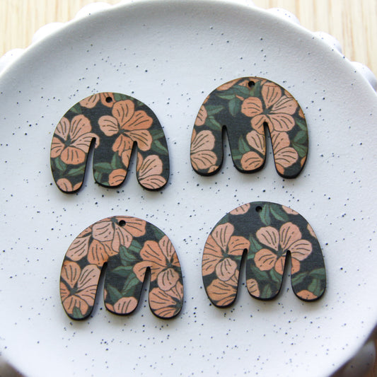 Wood - Boho Shape -  Transparent print - Australiana - 75