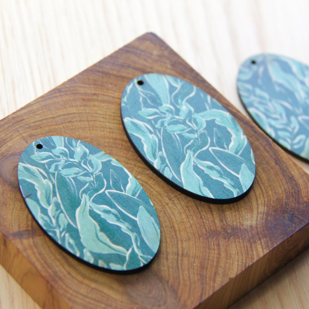 Oval Shape - Natural Look Print in Australiana - 80