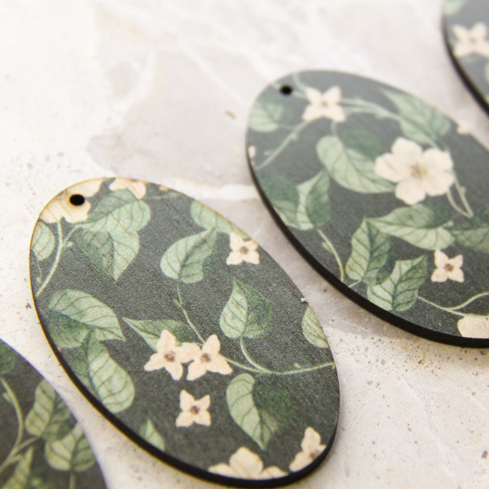 Oval Shape - Natural Look Print in Australiana - 83