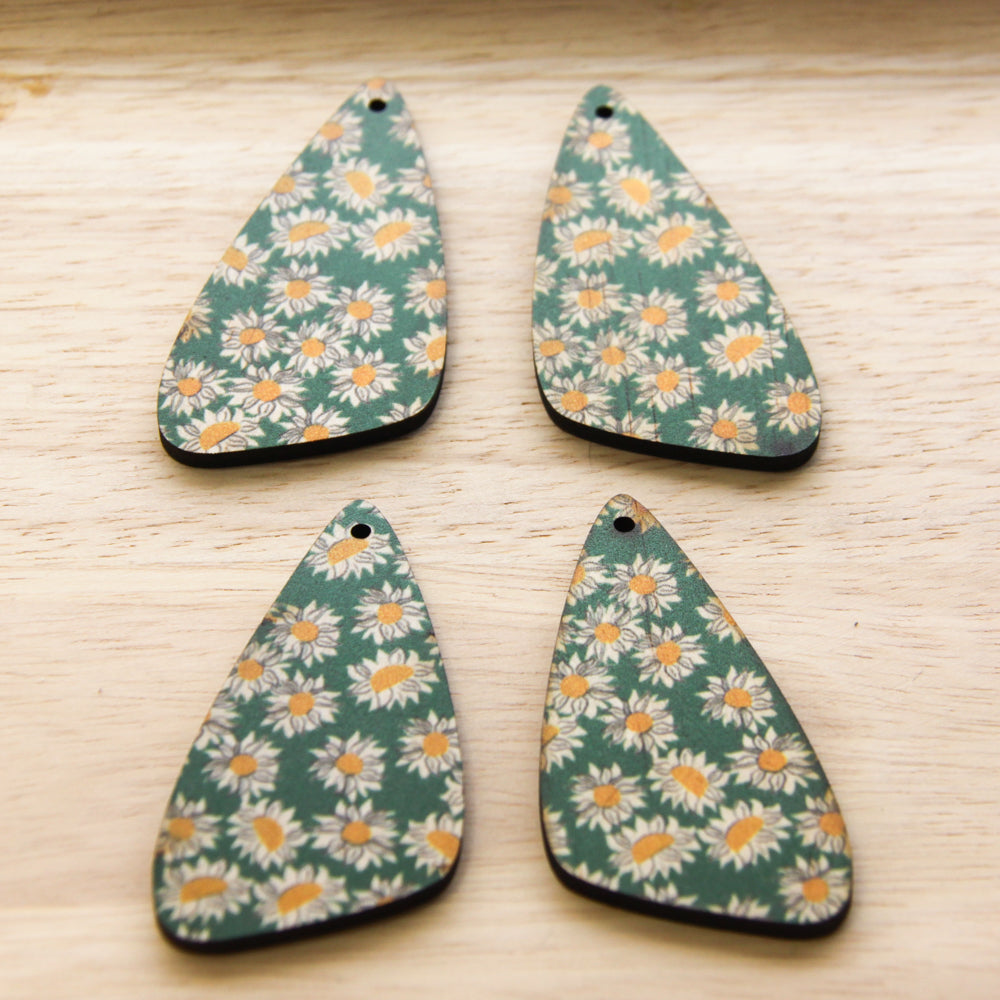 Irregular Shape - Natural Look Print in Sunflower - 06