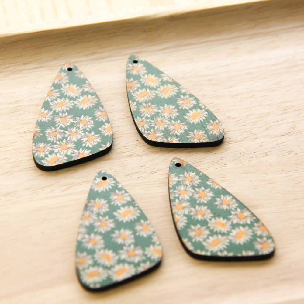 Irregular Shape - Natural Look Print in Sunflower - 06