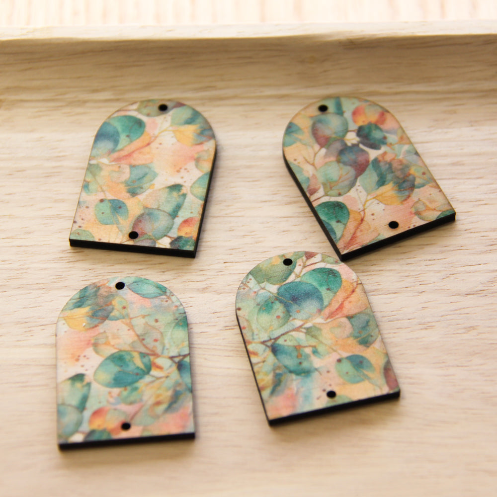 Arch Shape - 2 Holes - Natural Look Print in Australian Native - 19
