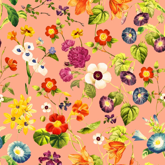 Pattern for printing on leather, acrylic, wood or cork for earring blanks or earring supplies in pattern style - Pattern -  Vintage Floral - 01