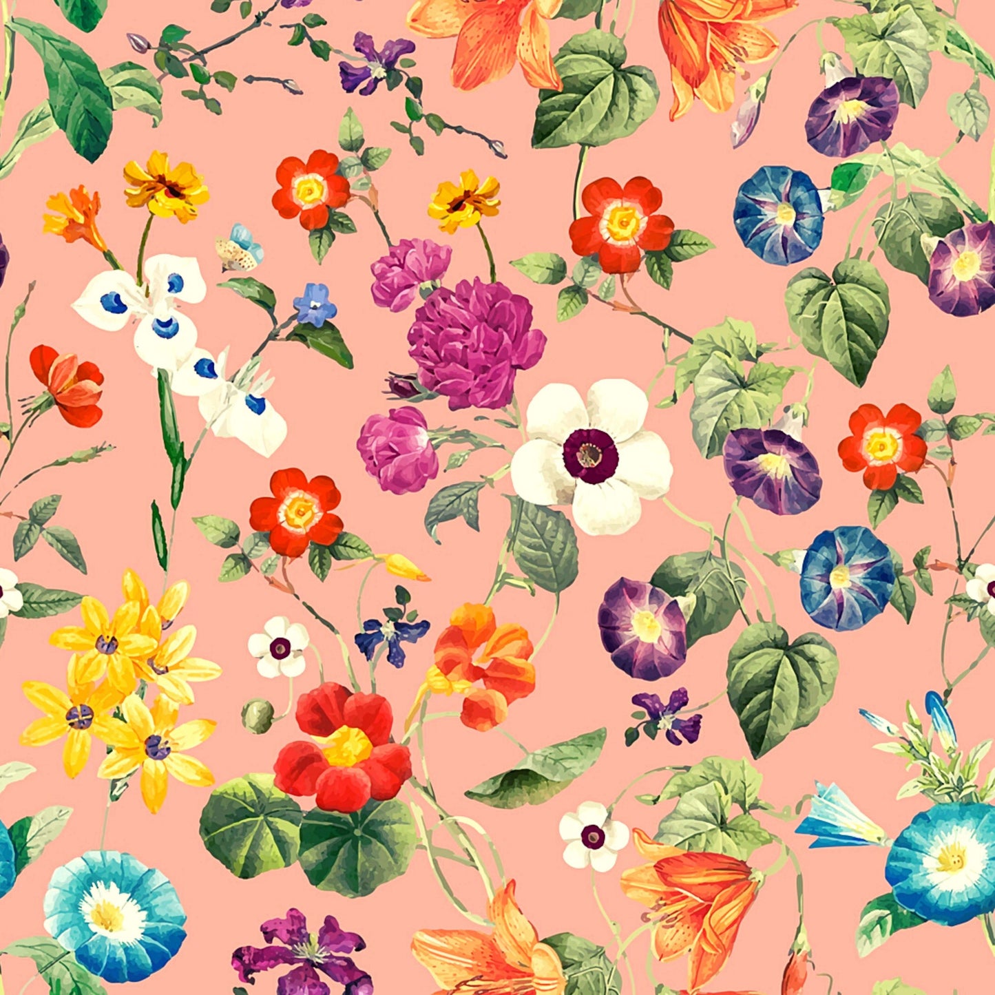 Pattern for printing on leather, acrylic, wood or cork for earring blanks or earring supplies in pattern style - Pattern - Vintage Floral - 03