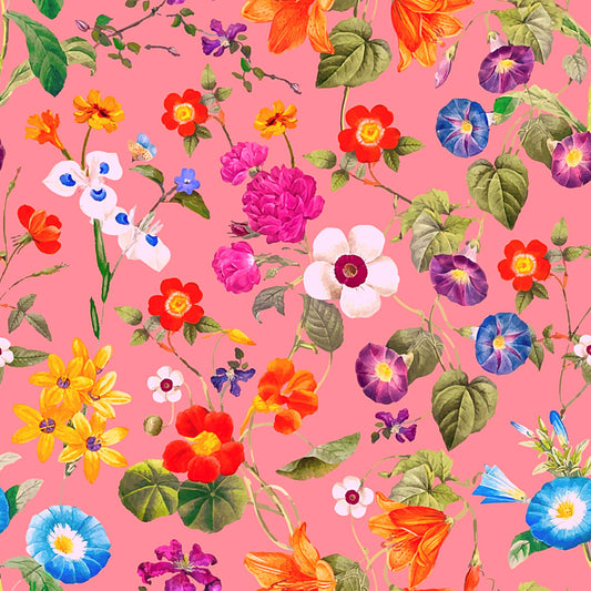 Pattern for printing on leather, acrylic, wood or cork for earring blanks or earring supplies in pattern style - Pattern -  Vintage Floral - 04