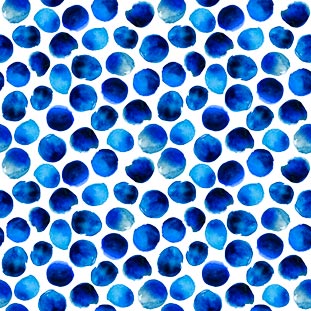 White Acrylic - 20mm Circle - Watercolour - 15