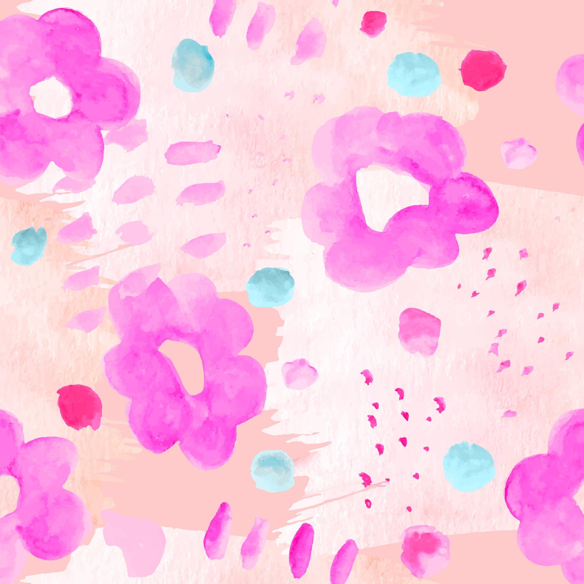 Pattern for printing on leather, acrylic, wood or cork for earring blanks or earring supplies in pattern style - Pattern -  Watercolour - 110