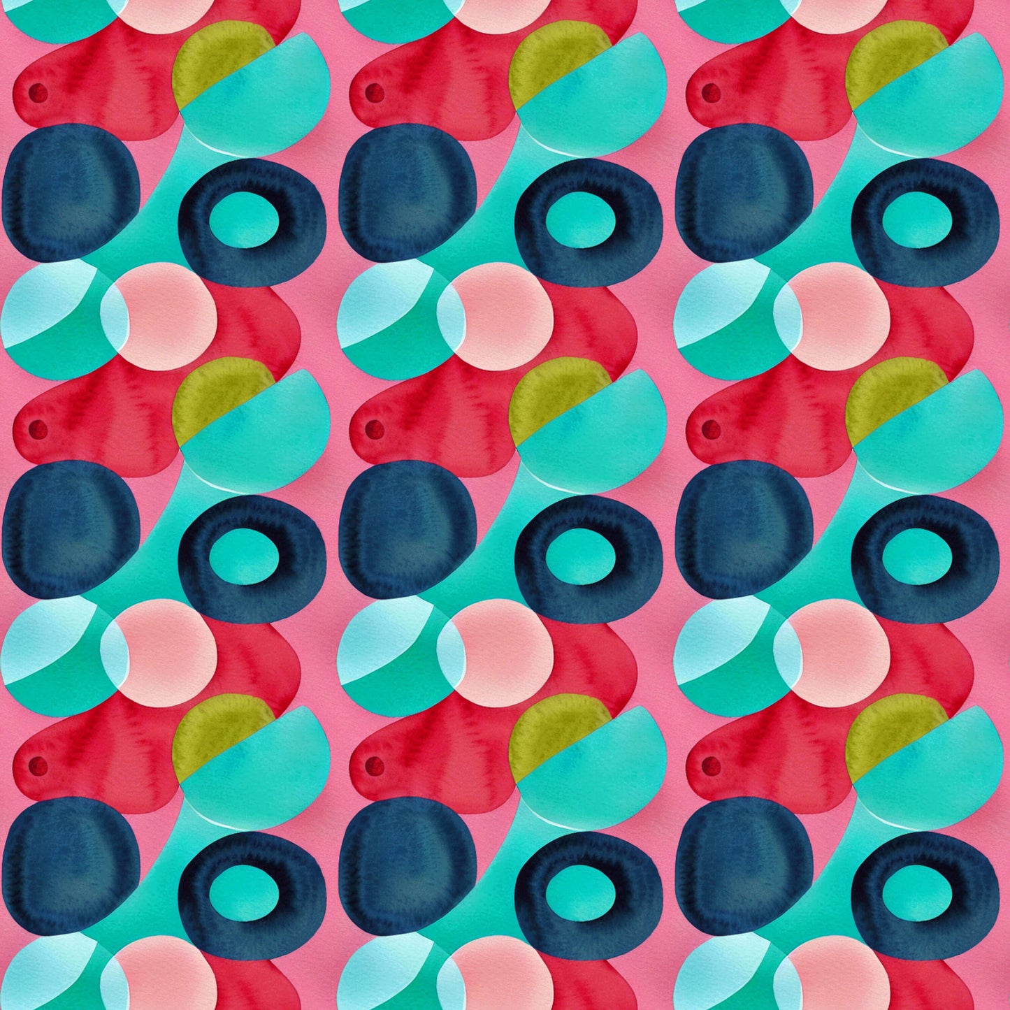 Pattern for printing on leather, acrylic, wood or cork for earring blanks or earring supplies in pattern style - Pattern - Watercolour - 38