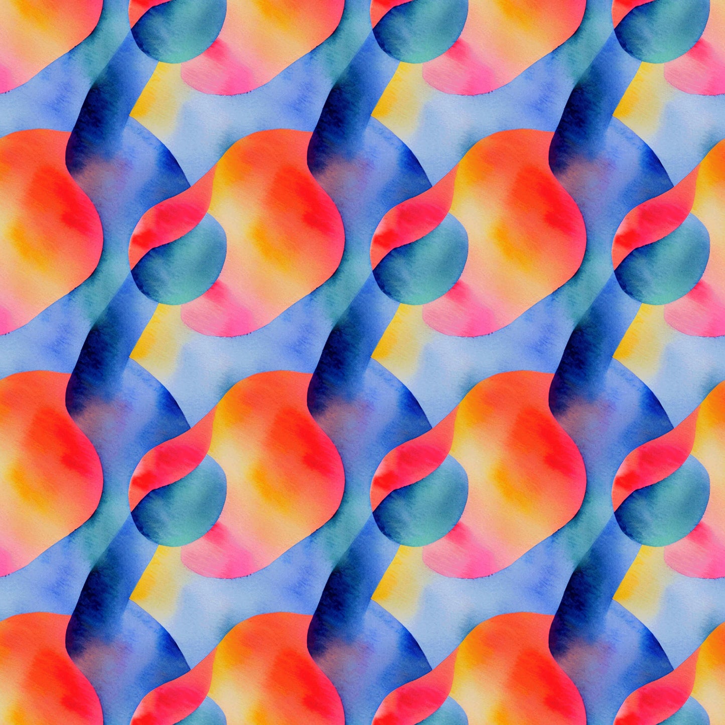 Pattern for printing on leather, acrylic, wood or cork for earring blanks or earring supplies in pattern style - Pattern - Watercolour - 43