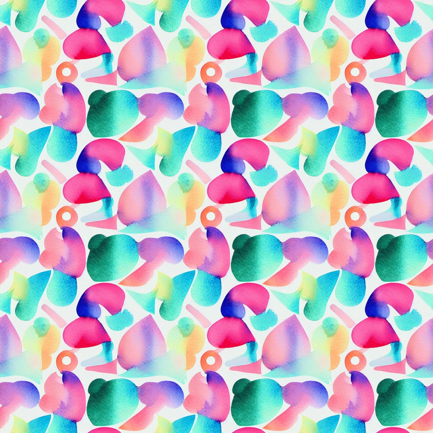 Pattern for printing on leather, acrylic, wood or cork for earring blanks or earring supplies in pattern style - Pattern - Watercolour - 46