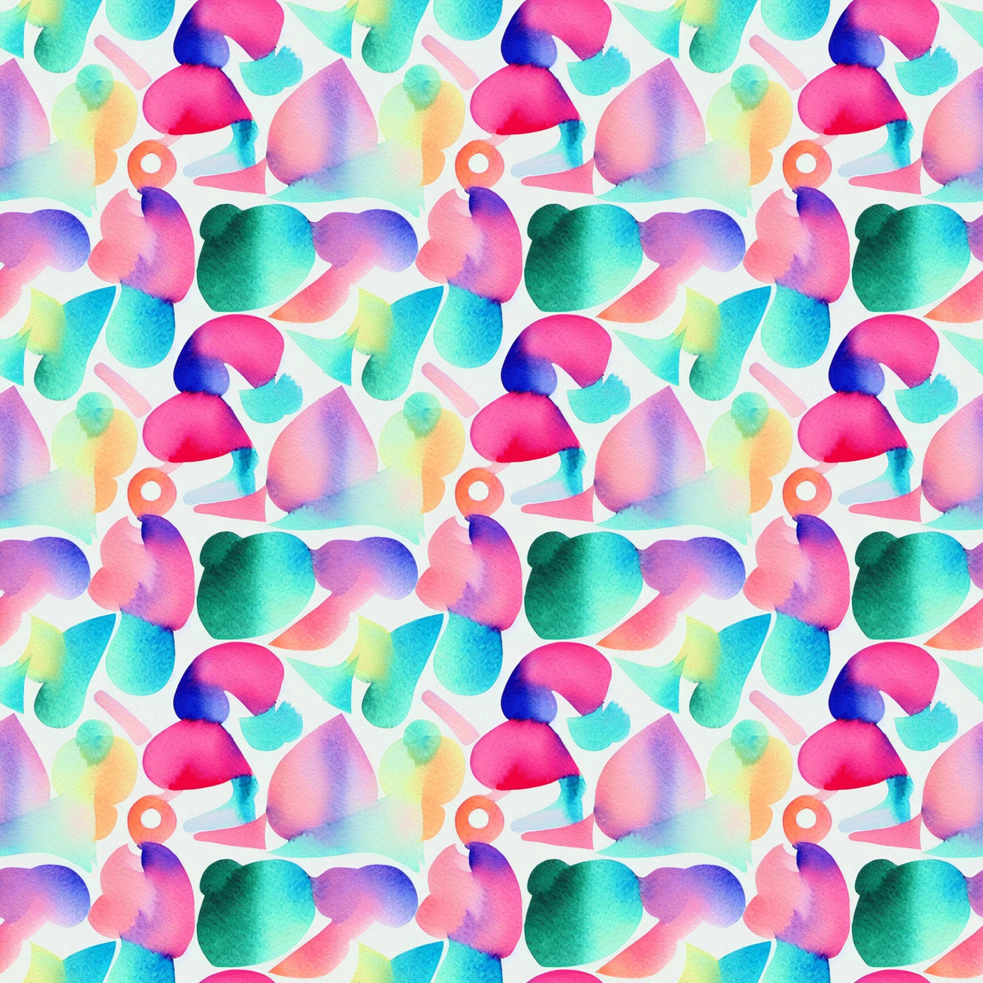 Pattern for printing on leather, acrylic, wood or cork for earring blanks or earring supplies in pattern style - Pattern -  Watercolour - 46