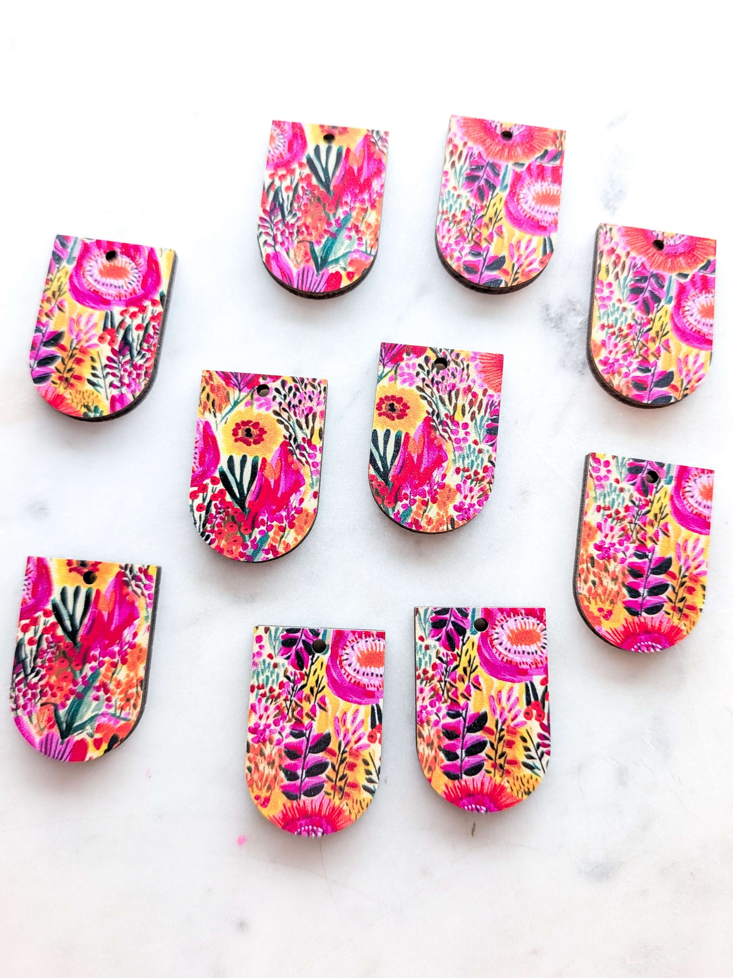Wood - 3cm Arch - Bold Floral - 39