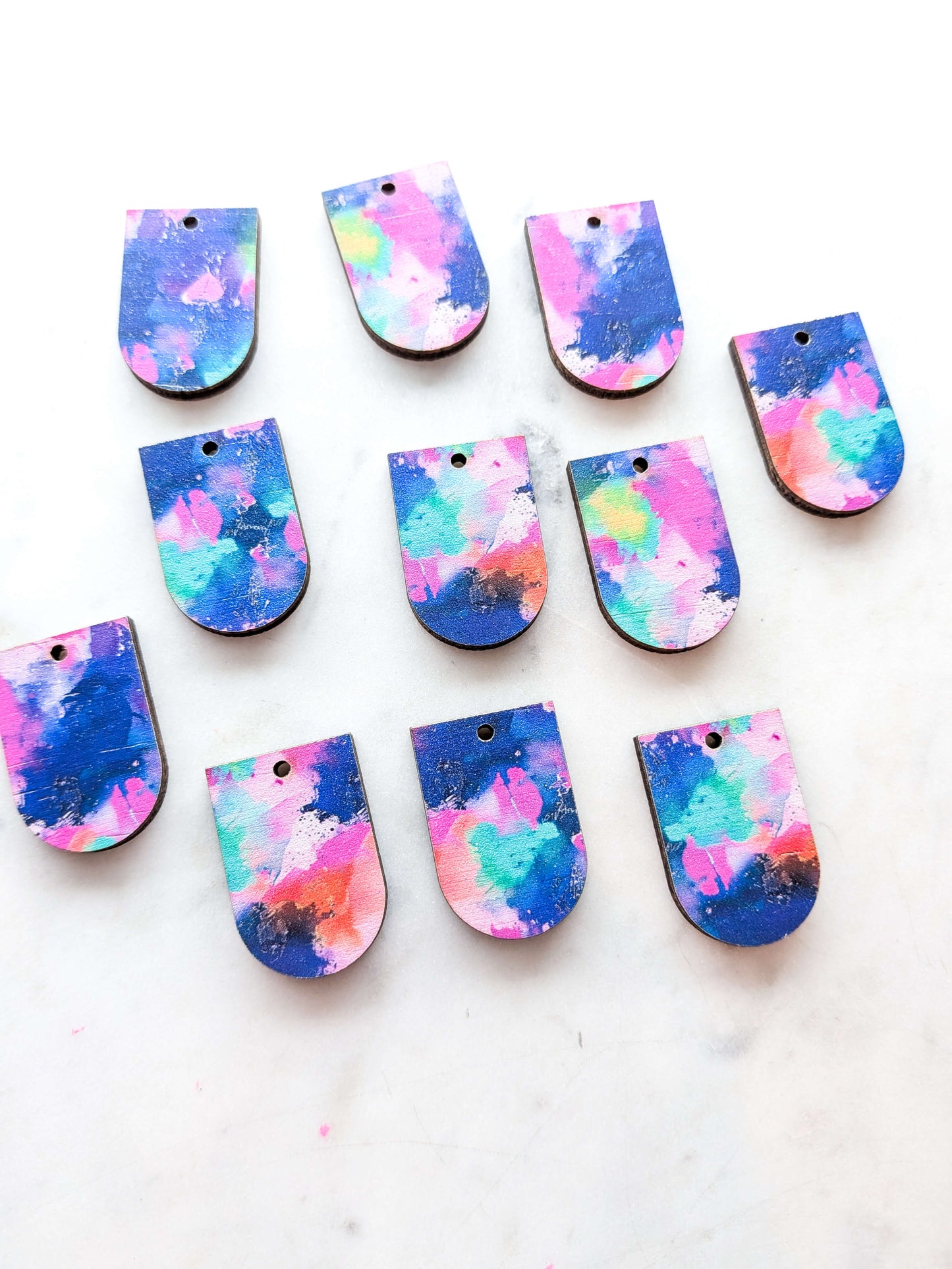 Wood - 3cm Arch - Neon Splash - 02