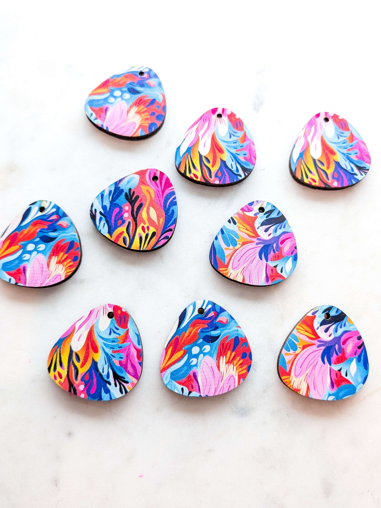 Wood - 3cm Pebble - Abstract Art - 02