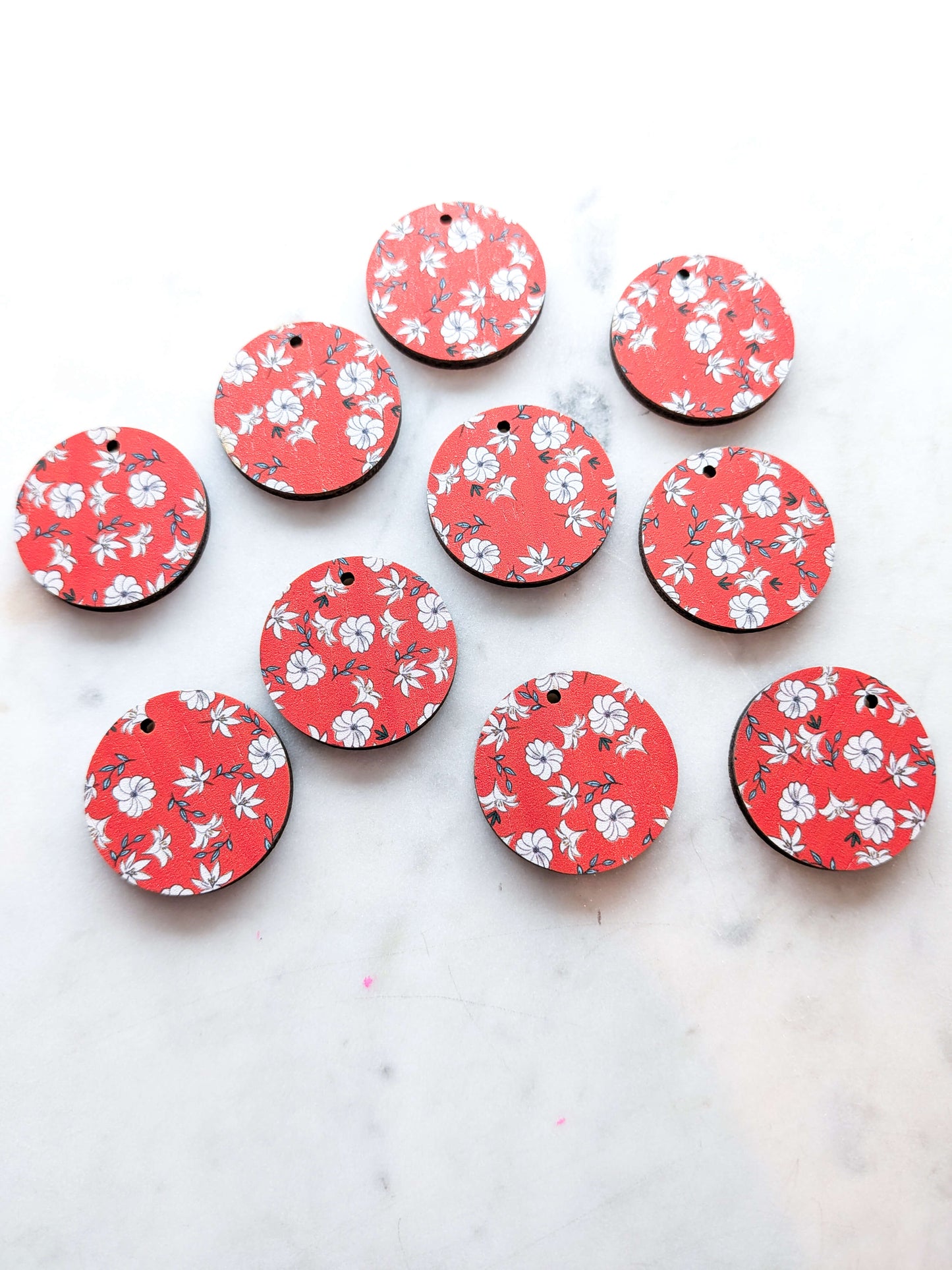 Wood - 3cm Circle - Darling Days - 24