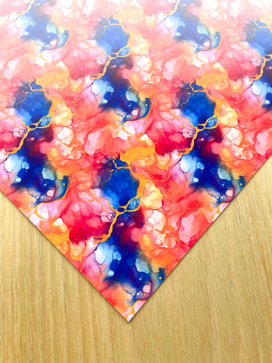 A4 Yupo Paper - Alcohol Ink - 01