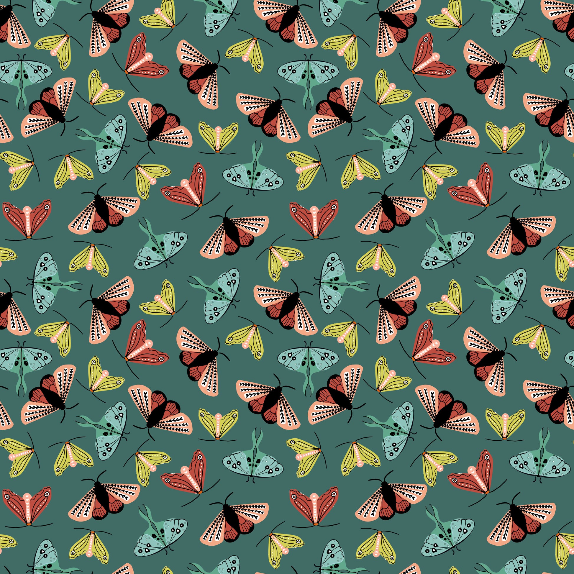 Pattern for printing on leather, acrylic, wood or cork for earring blanks or earring supplies in pattern style - Pattern -  Autumn Picnic - 05