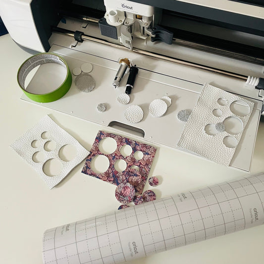 How to Cut Leather Earrings with Your Cricut Machine - Plenty of Pattern
