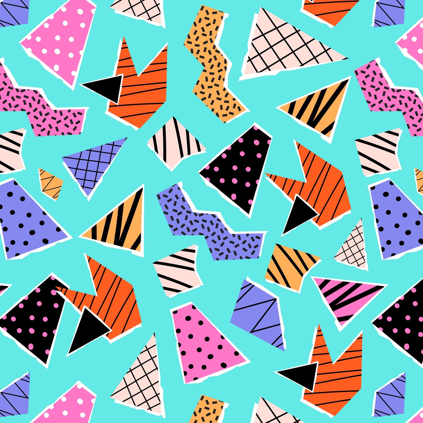 Pattern for printing on leather, acrylic, wood or cork for earring blanks or earring supplies in pattern style - Pattern -  80s - 07