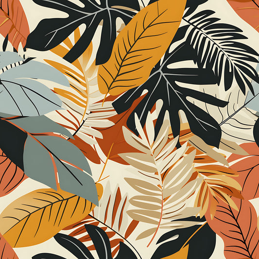 Pattern for printing on leather, acrylic, wood or cork for earring blanks or earring supplies in pattern style - Pattern -  Abstract Floral - 104