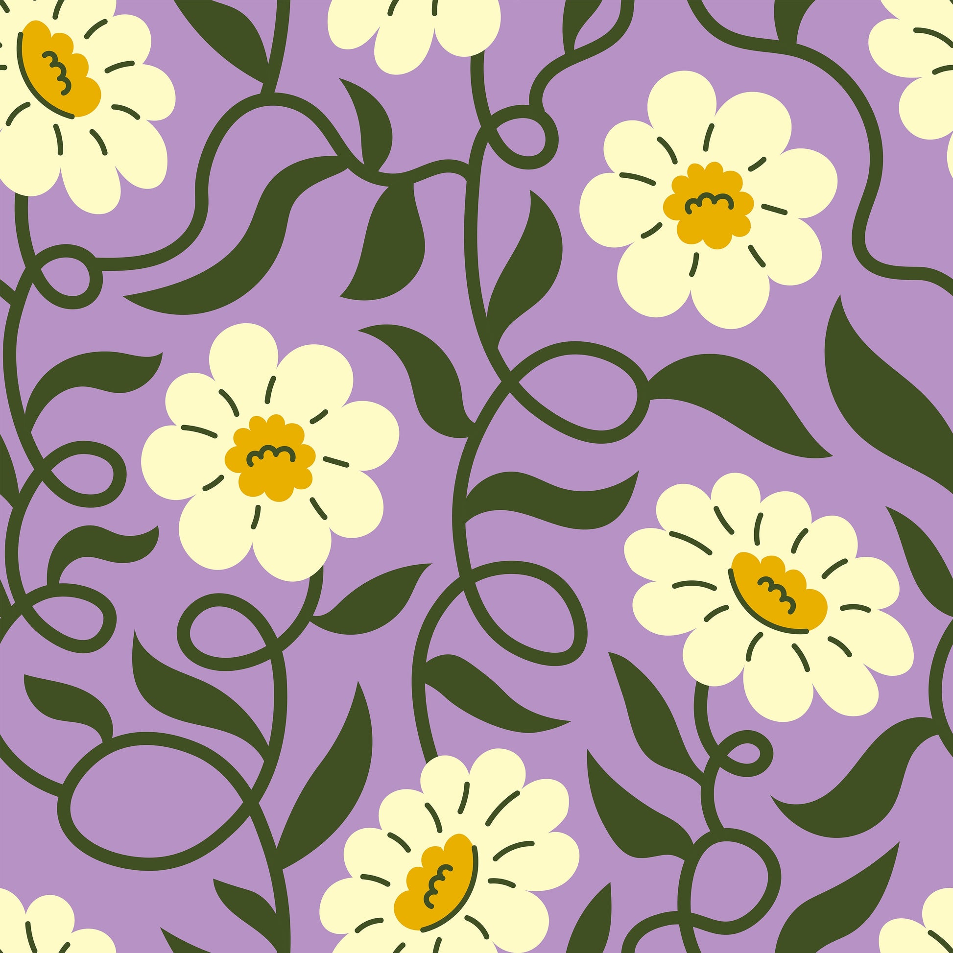 Pattern for printing on leather, acrylic, wood or cork for earring blanks or earring supplies in pattern style - Pattern -  Abstract Floral - 35