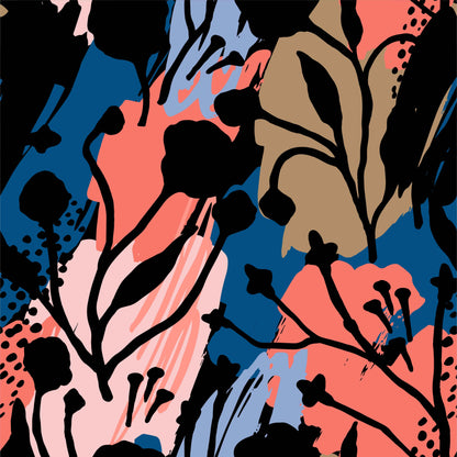 Pattern for printing on leather, acrylic, wood or cork for earring blanks or earring supplies in pattern style - Pattern -  Abstract Floral - 81