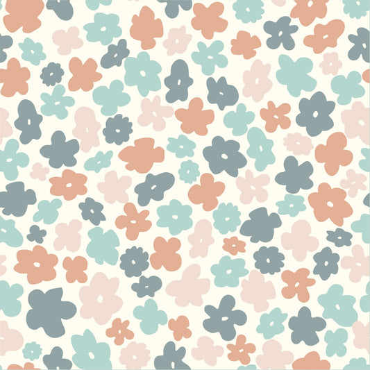 Pattern for printing on leather, acrylic, wood or cork for earring blanks or earring supplies in pattern style - Pattern -  Abstract Floral - 93