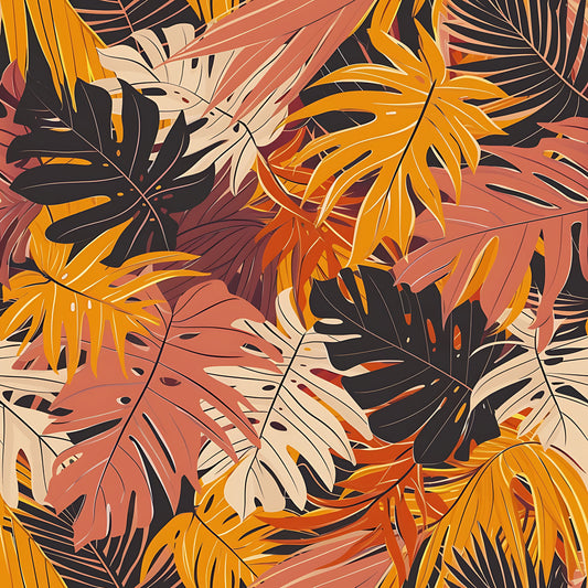 Pattern for printing on leather, acrylic, wood or cork for earring blanks or earring supplies in pattern style - Pattern -  Abstract Floral - 99