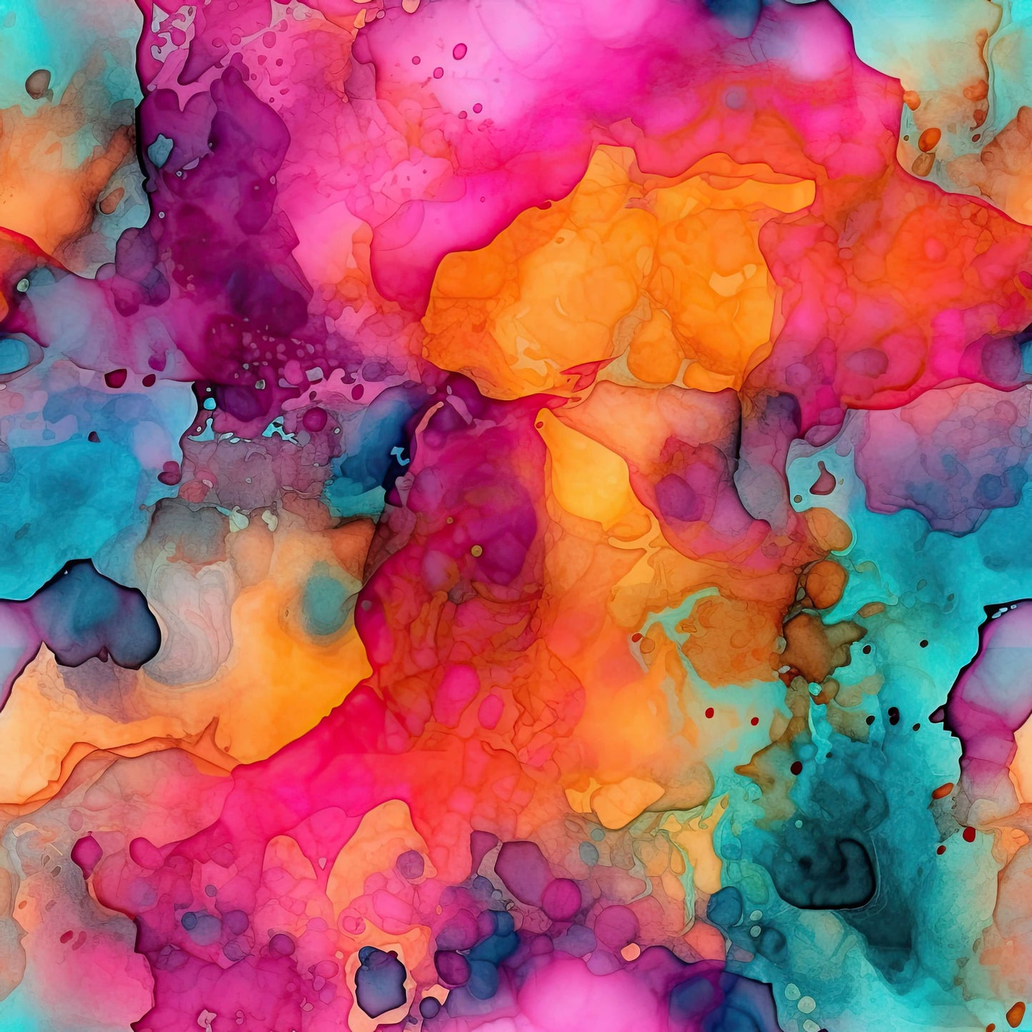 A4 Yupo Paper - Alcohol Ink - 04