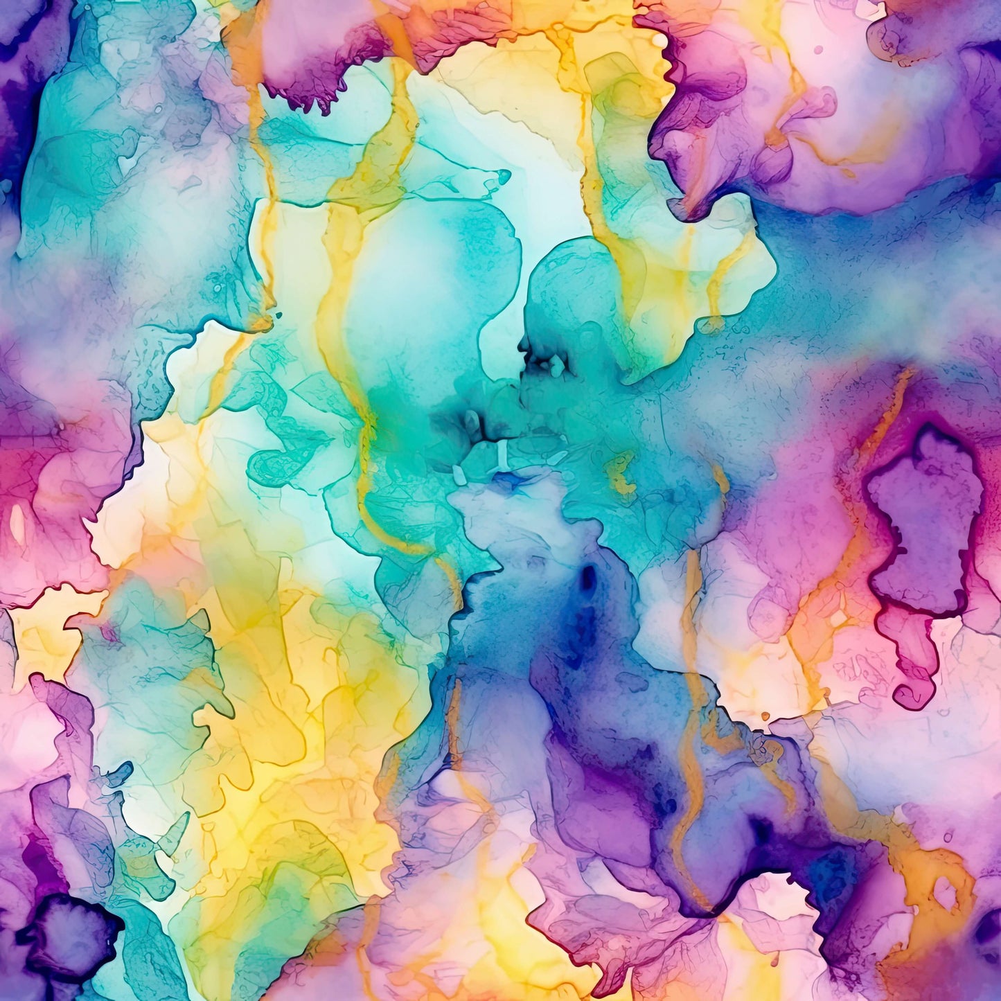 A4 Yupo Paper - Alcohol Ink - 05