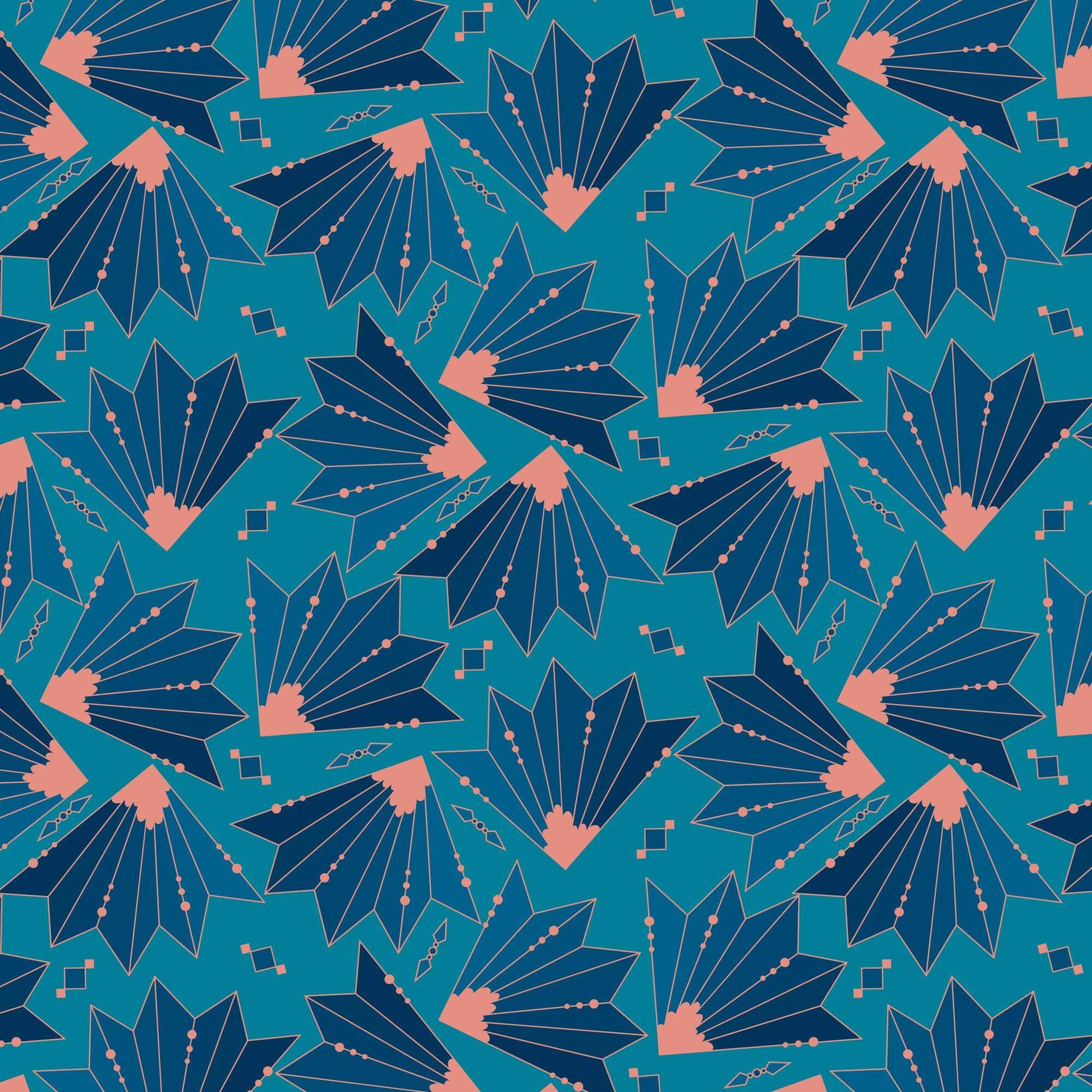 Pattern for printing on leather, acrylic, wood or cork for earring blanks or earring supplies in pattern style - Pattern -  Art Deco - 04