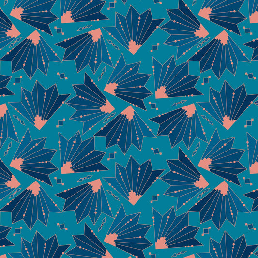 Pattern for printing on leather, acrylic, wood or cork for earring blanks or earring supplies in pattern style - Pattern -  Art Deco - 04