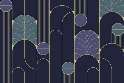 Pattern for printing on leather, acrylic, wood or cork for earring blanks or earring supplies in pattern style - Pattern -  Art Deco - 05