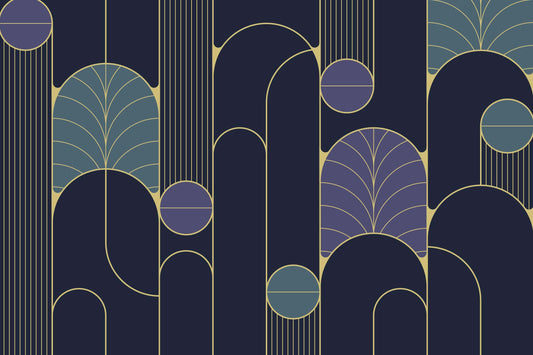 Pattern for printing on leather, acrylic, wood or cork for earring blanks or earring supplies in pattern style - Pattern -  Art Deco - 05
