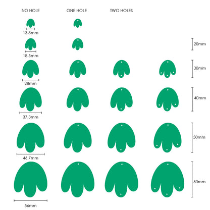 Earring Shape - Boho Flower