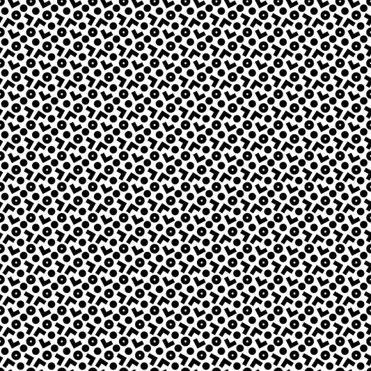 Pattern for printing on leather, acrylic, wood or cork for earring blanks or earring supplies in pattern style - Pattern -  Black & White - 01