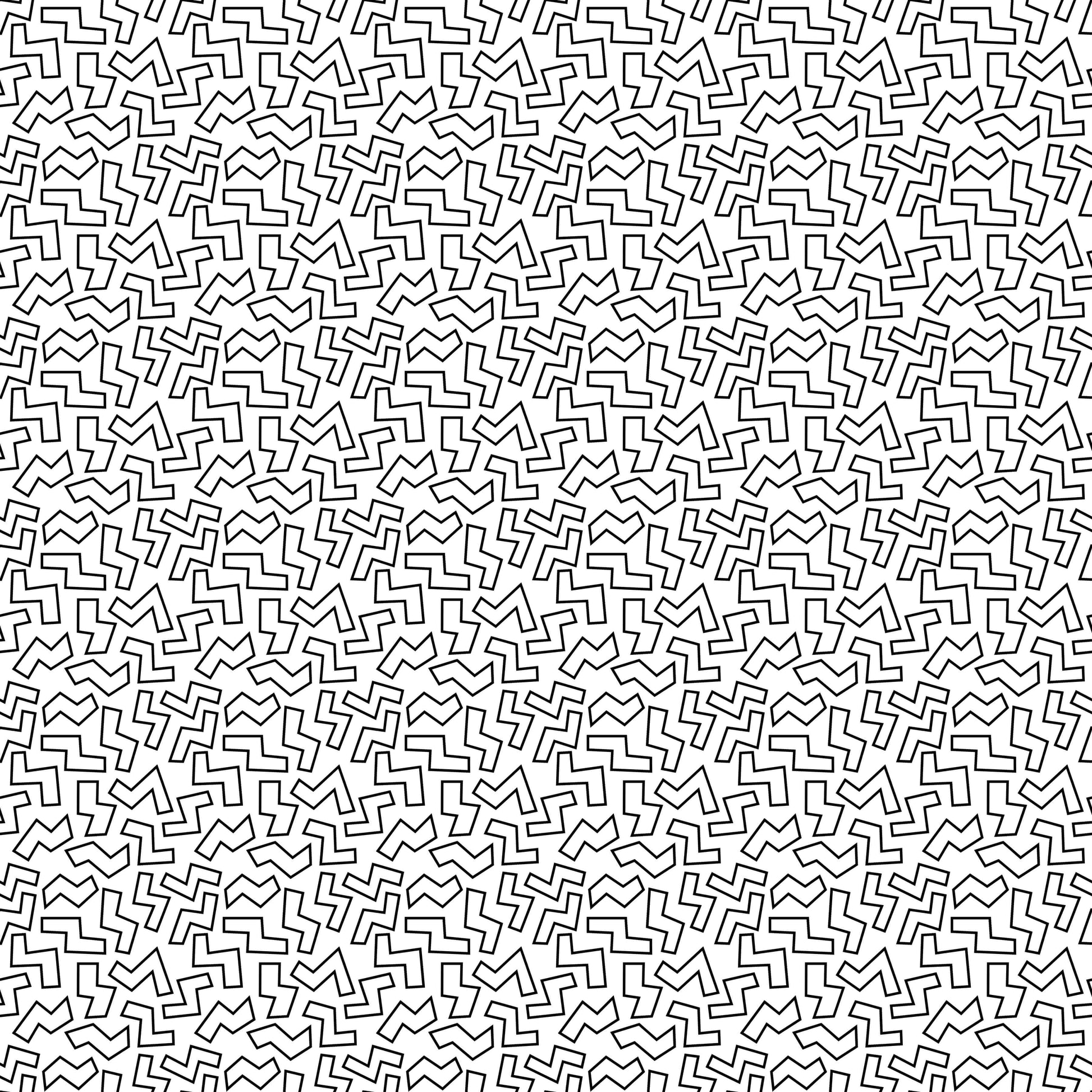 Pattern for printing on leather, acrylic, wood or cork for earring blanks or earring supplies in pattern style - Pattern -  Black & White - 02