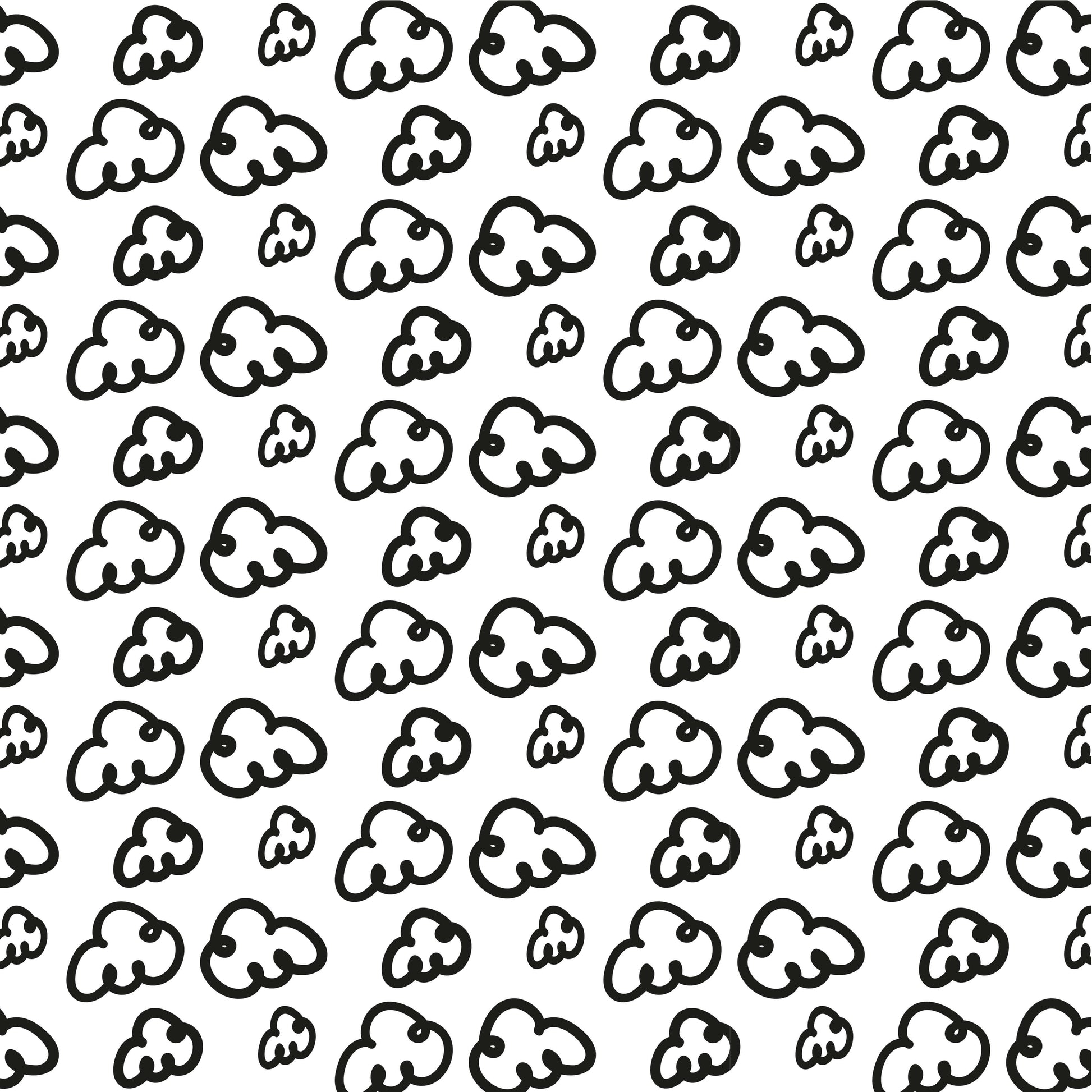 Pattern for printing on leather, acrylic, wood or cork for earring blanks or earring supplies in pattern style - Pattern -  Black & White - 19