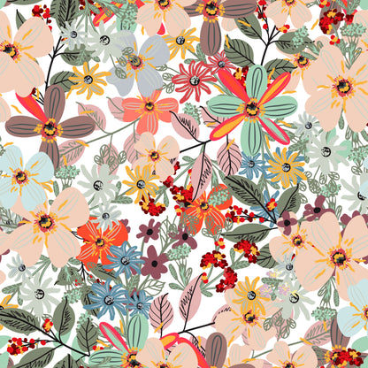 Pattern for printing on leather, acrylic, wood or cork for earring blanks or earring supplies in pattern style - Pattern -  Blooms - 11