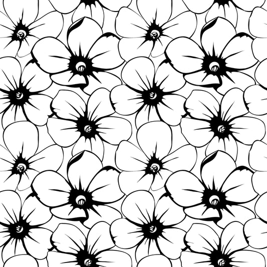 Pattern for printing on leather, acrylic, wood or cork for earring blanks or earring supplies in pattern style - Pattern -  Blooms - 35