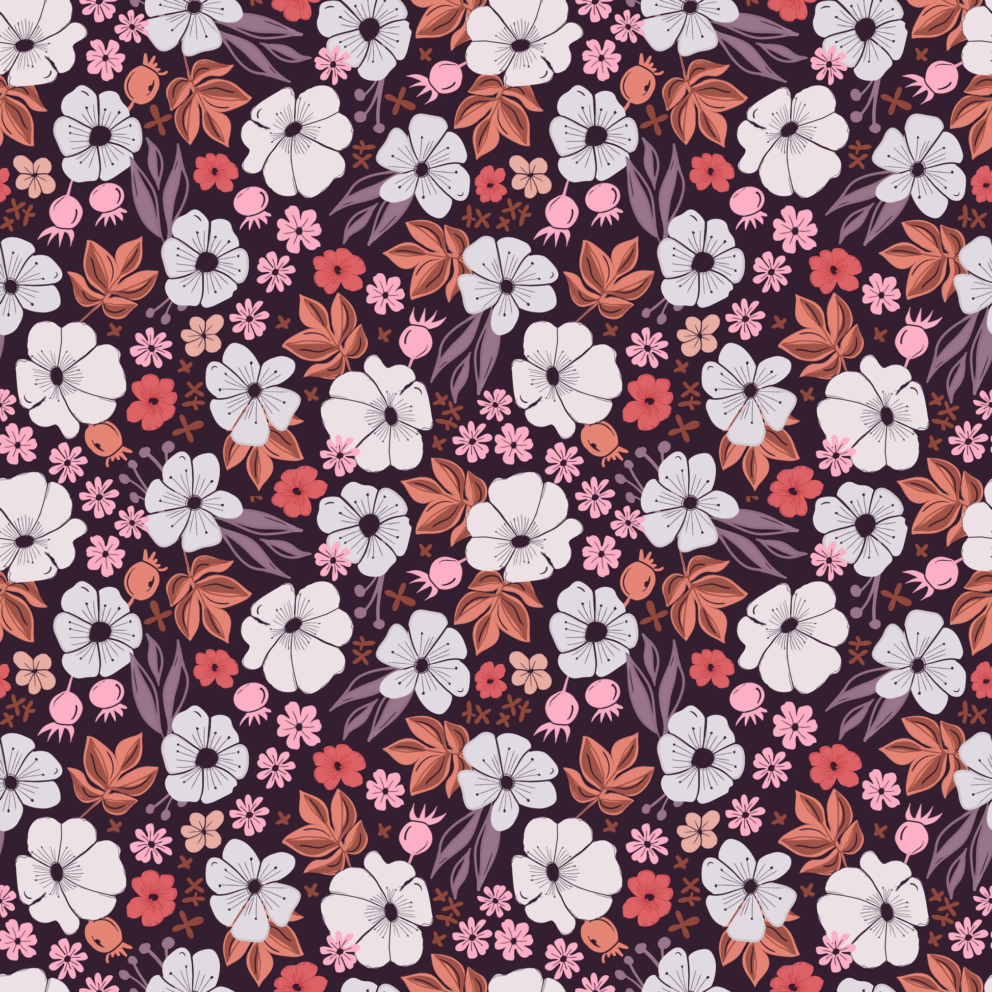 Pattern for printing on leather, acrylic, wood or cork for earring blanks or earring supplies in pattern style - Pattern -  Blossoming Days - 01